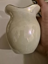 Vintage Parrot & Company Burslem Lustre Vase - Blau & Glanz Keramik