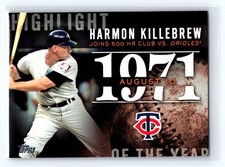 2015 Topps Update Highlight of the Year #H-74 Harmon Killebrew Minnesota Twins