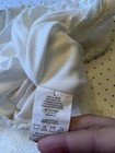Cream Lace Babydoll Dress Cottagecore Fairycore Romantic Mini Large