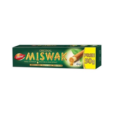 Dabur Miswak Herbal Toothpaste - Original Pure Al-Arak Extract 170g المسواك