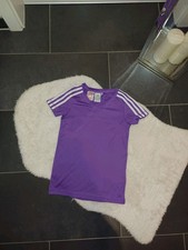 Neu Adidas Sportshirt 146 152 lila Sport Training Climalite TopZustand