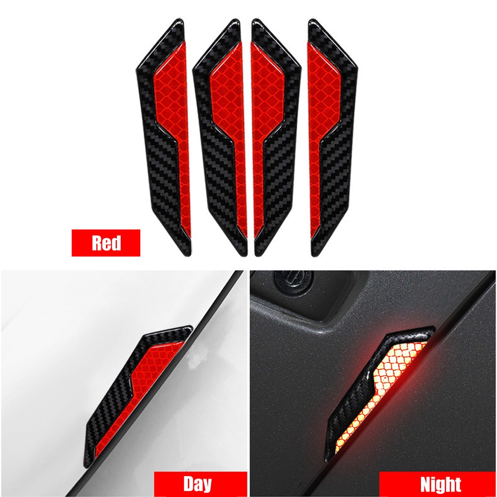 4x Car Door Edge Guard Strip Scratch Anti-Collision Protector Cover Accessories