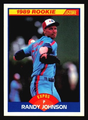 1989 Score (RC) Randy Johnson #645 Montreal Expos