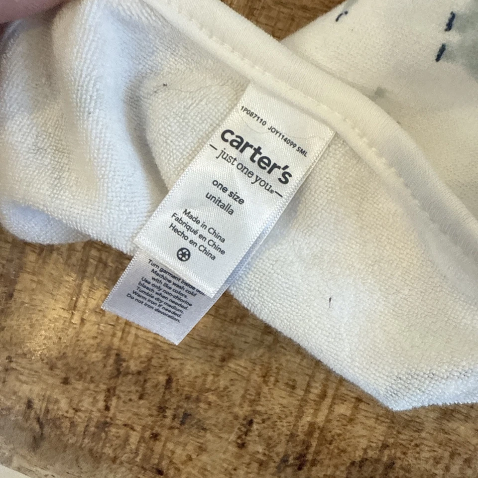 Carter's Infant Terry/Jersey Dinosaur Towel - Image 2 of 4