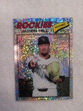 Jaden Hill 2026 TOPPS HERITAGE BASEBALL  ROCKIES - Silver Sparkle