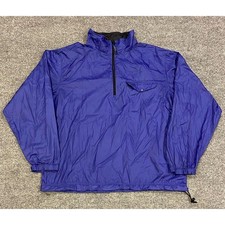 Ll Bean 80's Vintage Anorak Parka Purple Windbreaker Pullover