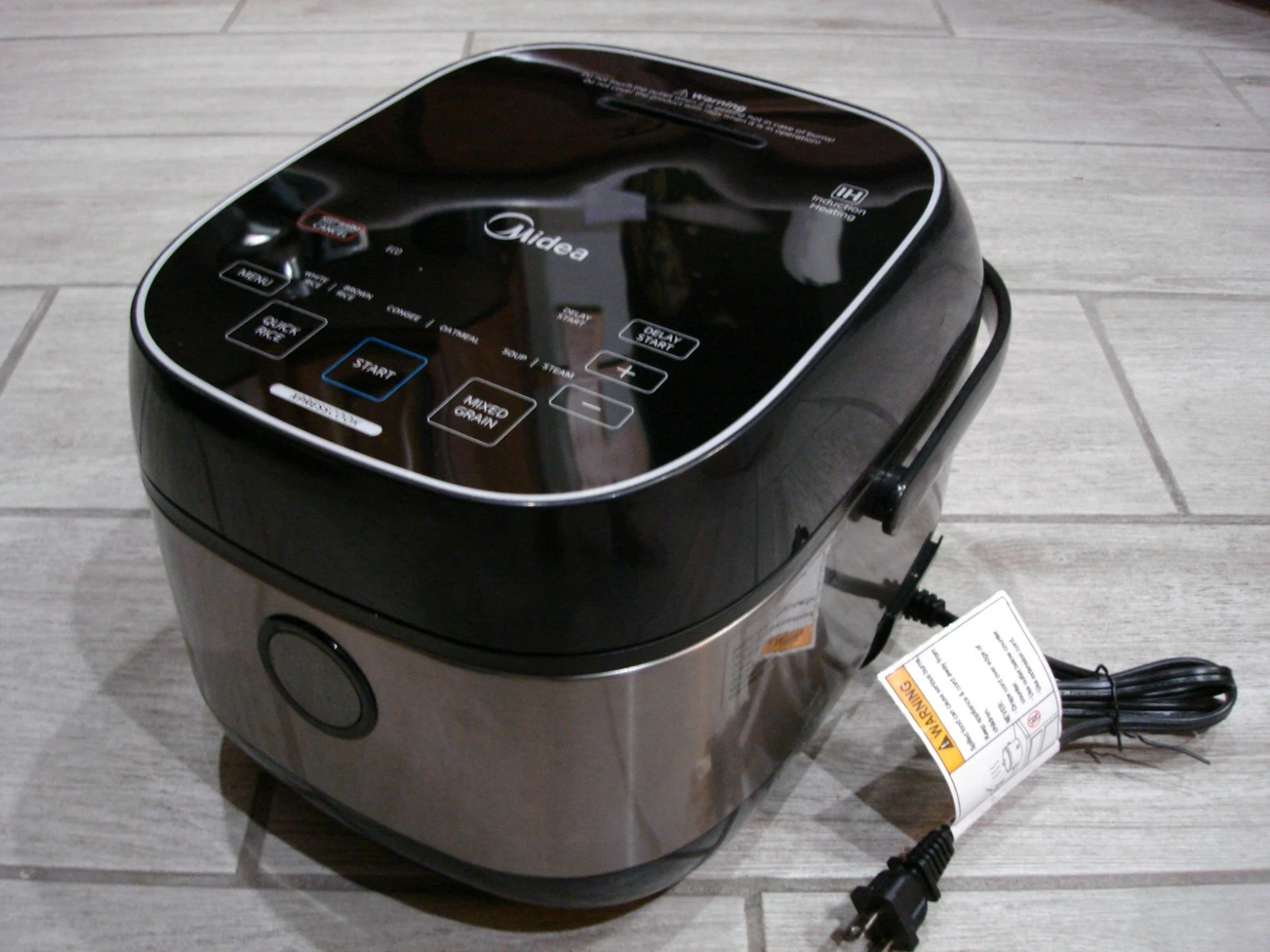 Midea Rice Cooker 6-Cup Uncooked, Induction Heating & Fuzzy Logic Technology