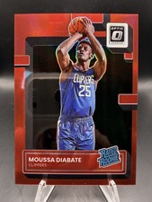 2022-23 Optic Rated Rookie Moussa Diabate #247 Red Prizm /99 RC