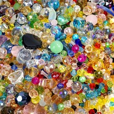 500 pcs Mixed Glass Beads for Crafts DIY Jewelry Necklace Bracelet Craft Making