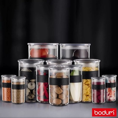 Bodum Presso 12 Vorratsgläser mit Deckel - Ref 5678-1-Q