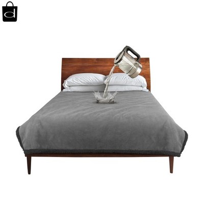 Love Blank Waterproof Bed Blanket Waterproof Blanket for Bed Splash 3 Layer Ligh