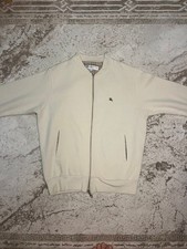 Vintage Burberrys London Zip Sweatshirt Jacket Nova Check Lined Beige Size S