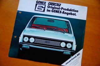 Genex Auto Sonder Katalog Prospekt FIAT 128 131 1977 4Seiten PKW für die DDR