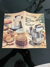 VNTG -Sunbeam Deluxe Mixmaster Food Mixer Recipe Book & Instructions 1979-Nice