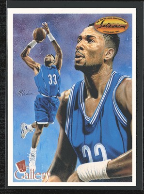 1994 Ted Williams #G7 Alonzo Mourning The Gallery Charlotte Hornets