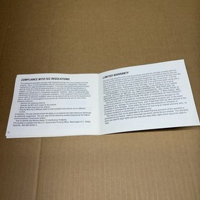 Cobra Command Nintendo NES Manual Only