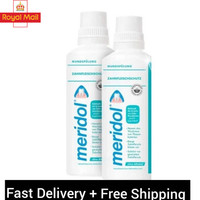 2x Meridol Mouthwash 400ml Gum Care Gingival Protection Alcohol Free