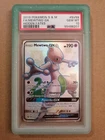2019 POKEMON SUN & MOON HIDDEN FATES #SV59 FULL ART/MEWTWO GX PSA 10