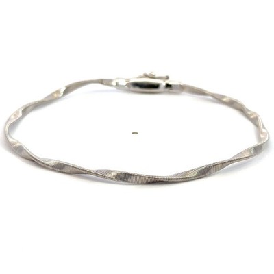 Marco Bicego Marrakech 18K White Gold Bangle Bracelet 7''