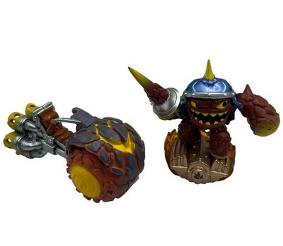 Skylanders SuperChargers - Lava Lance Eruptor & Burn-Cycle - Nintendo PS Xbox