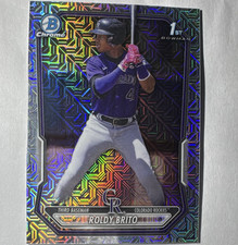 Bowman 2025 Bowman Chrome Mojo Refractor - Roldy Brito Rockies #BCP-21 MLB