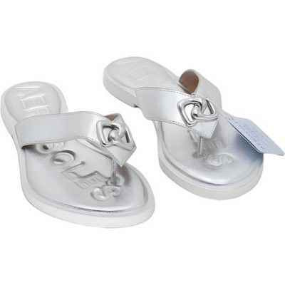 Aerosoles Galen Silver Thong Sandal Women's US 7 M