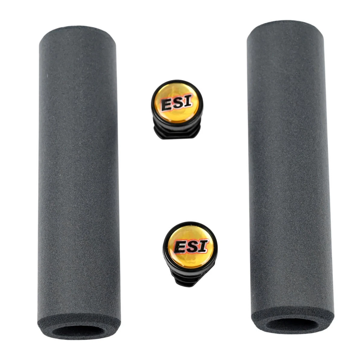 ESI Manopole Extra Spesse Per Bici, Diametro 34 Mm, Silicone, Colore Marrone Chiaro, Antiscivolo Bagnato/asciutto