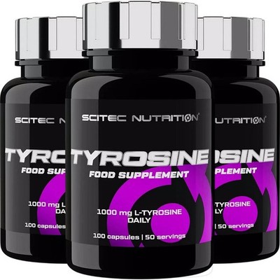 TYROSINE - 100-300 Capsules - Concentration Stress Management Focus Strength