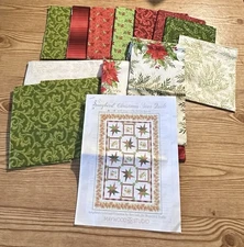 Maywood Studio Debbie Beaves Quilt Kit Songbird Christmas Star Quilt 49x73”