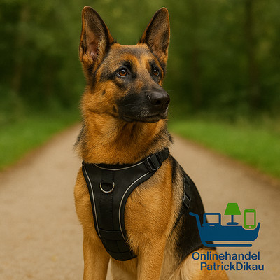 Trixie Premium Hundegeschirr Schwarz XL/XXL   95-120 cm / 25 mm