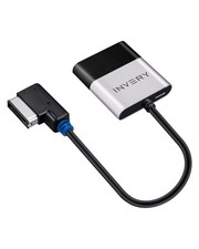 INVERY Airdual Bluetooth 5.0 aptX-HD Adapter Compatible for Small, Silver