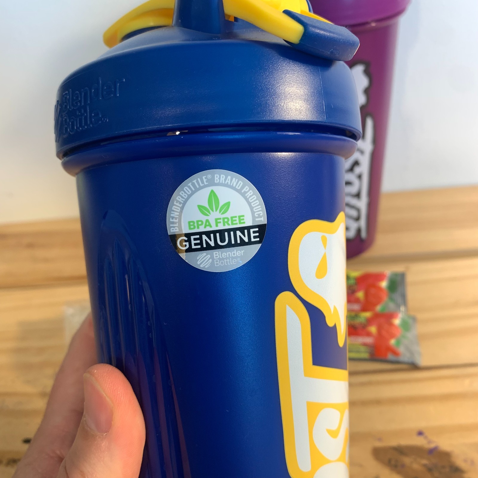 GHOST LIFESTYLE 2 Two 28oz Classic Blender Bottles With Blender Ball NEW