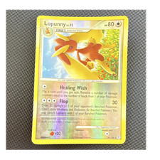 Pokemon TCG Lopunny 30/130 Diamond and Pearl Reverse Holo Stage 1 80 HP ENG on eBay