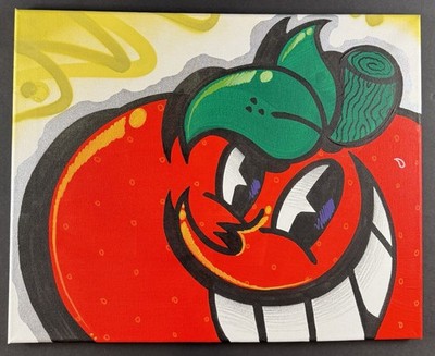 Atomik  Untitled  - Original Work On Canvas - Graffiti - Street Art - 2014