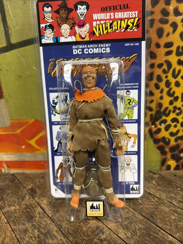 BATMAN VILLAINS THE SCARECROW FIGURE 1966 CLASSIC TV SERIES MOVIE DC COMICS RARE - Image 2 of 4