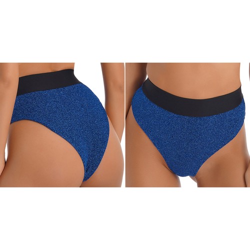 Women Sexy Lace Bikini Briefs Trim Satin Panties G-string Lace-up Underwear - Bild 27 von 35