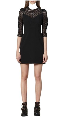 sandro audrey embroidered cotton lace dress Sandro main image 0