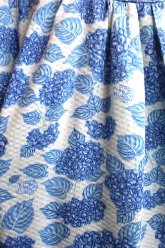 Elegant Emily House Dress M Cotton Poly Floral Snap Up Short Sleeve Pockets - Picture 8 of 9
