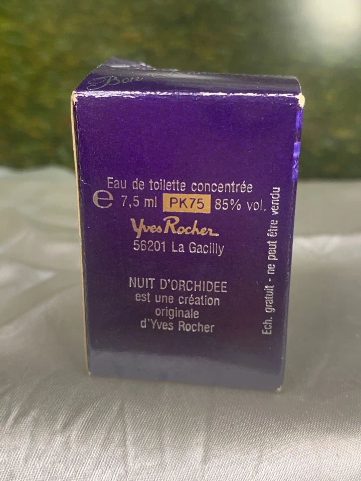 Mini Splash Yves Rocher Nuit D'Orchidee 7,5 ml EDT Concentree (nuevo con caja) Foto 3 de 4