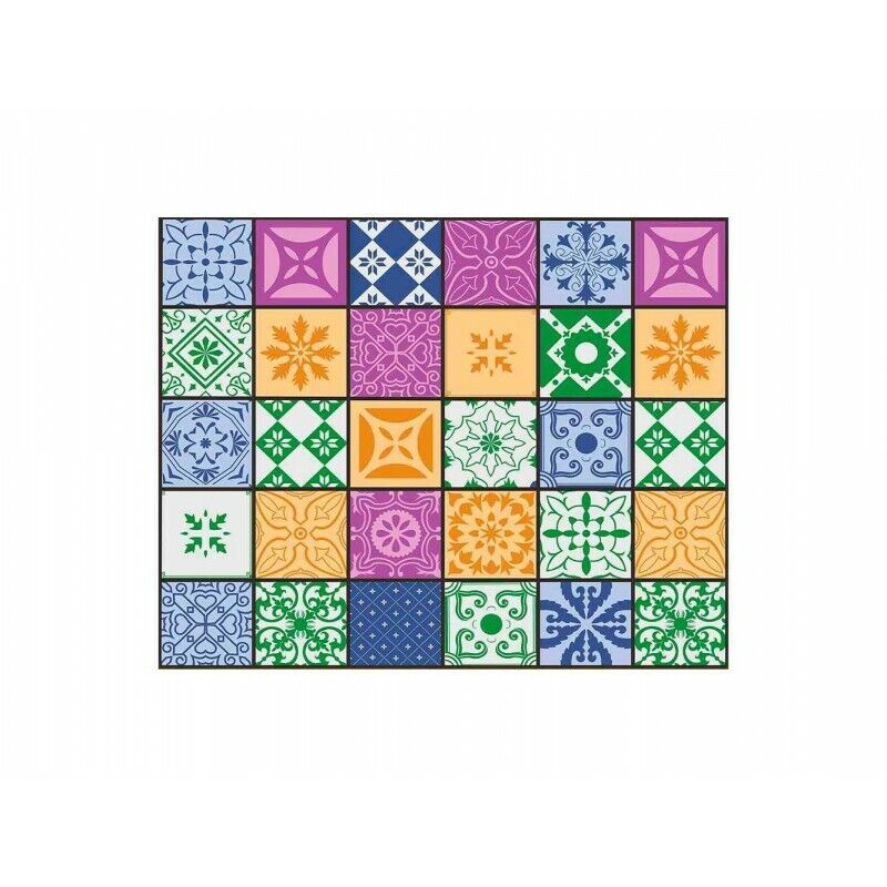 Alfombra PVC Mosaico Colores