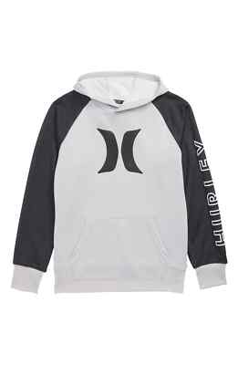 Hurley Big Boy's L Nike Dri-Fit Solar Icon Hooded Sweatshirt