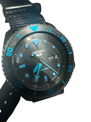 Seiko Watch 4R36-07G0 SEIKO 5 Sports Good condition Men's Black