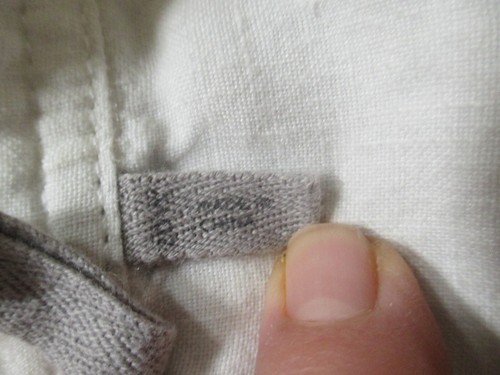 Caslon Jacket Womens 20W Ivory 3/4 Sleeve Pleated Linen Artsy Beachy Lagenlook - Picture 8 of 14