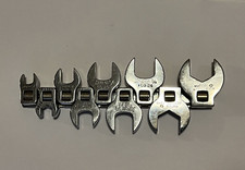Snap-on Mac Matco 38 Drive Sae Crowfoot Open End Wrench Set 9 Pc 38 - 78