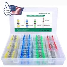 500/180 Solder Seal Sleeve Heat Shrink Butt Wire Connectors Terminals Waterproof