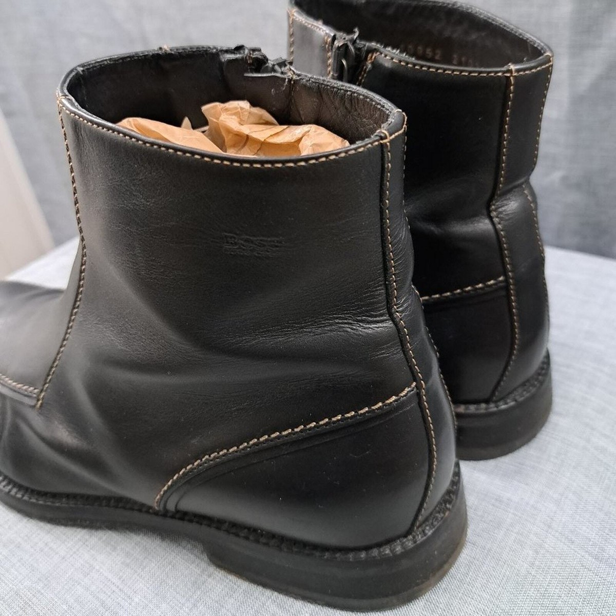 %Hugo Boss Black Leather Chelsea Chukka Ankle Boots Men\'s SZ 8 / D9 Amazon.com: BOSS Black by Hugo Boss Men main image 3