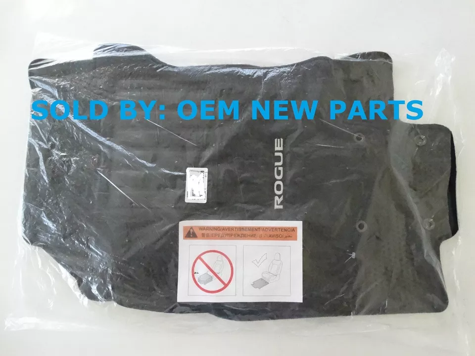 New Genuine OEM BLACK Floor Mats Fit 2014-2020 Nissan Rogue 999E2-G2000 4 PIECE - Image 2 of 3