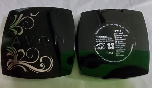 Avon GLITZ and GLAMOUR QUAD TRUE COLOR EYESHADOW Eye Shadow HOLIDAY New in box - Picture 4 of 7
