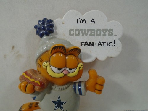 OLD GARFIELD--I'M A COWBOYS FAN ATIC! PIN (LOOK) - Picture 2 of 5