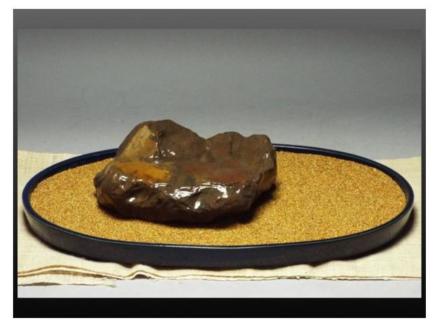 Japanese Collection Suiseki Bonsai Beautiful Stone 滋賀 瀬田川/水